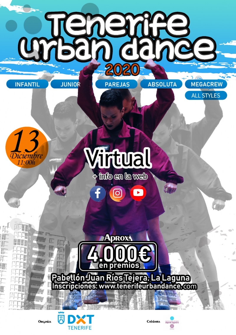 III CAMPEONATO TENERIFE URBAN DANCE  BLOQUE I - Inscríbete