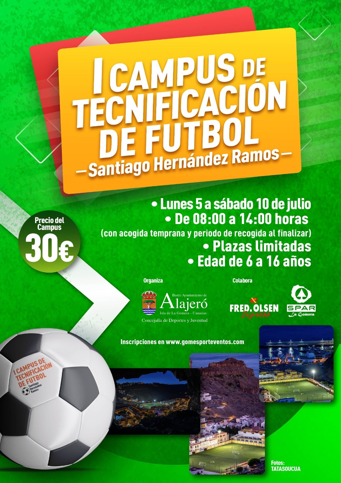 I CAMPUS DE TECNIFICACIÓN DE FÚTBOL SANTIAGO HERNÁNDEZ RAMOS - Register