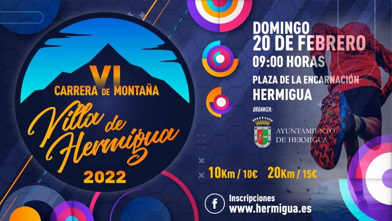 VI CARRERA DE MONTAÑA VILLA DE HERMIGUA    - Inscríbete