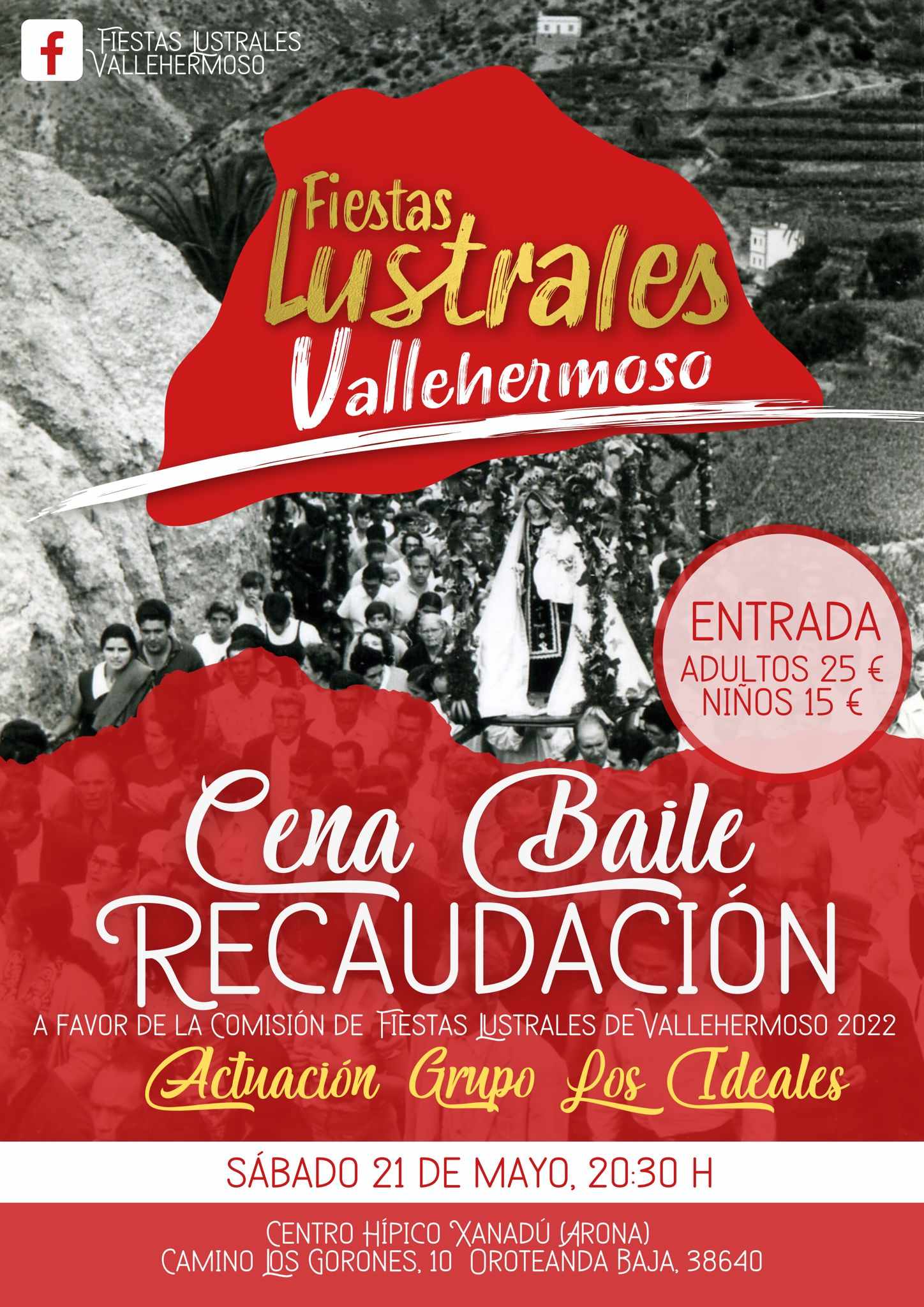 CENA BAILE RECAUDACIÓN - Inscríbete