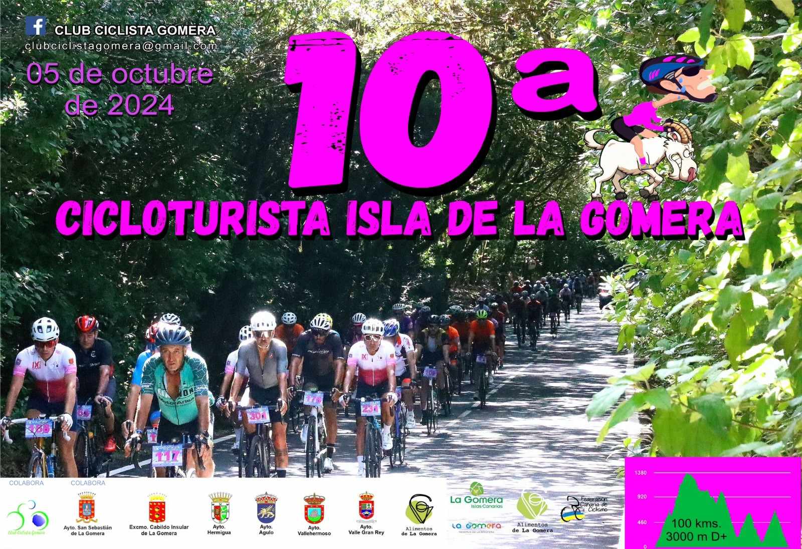 X CICLOTURISTA ISLA DE LA GOMERA - Inscríbete