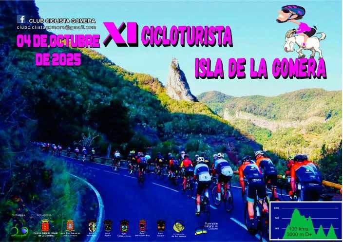 XI CICLOTURISTA ISLA DE LA GOMERA  - Inscríbete