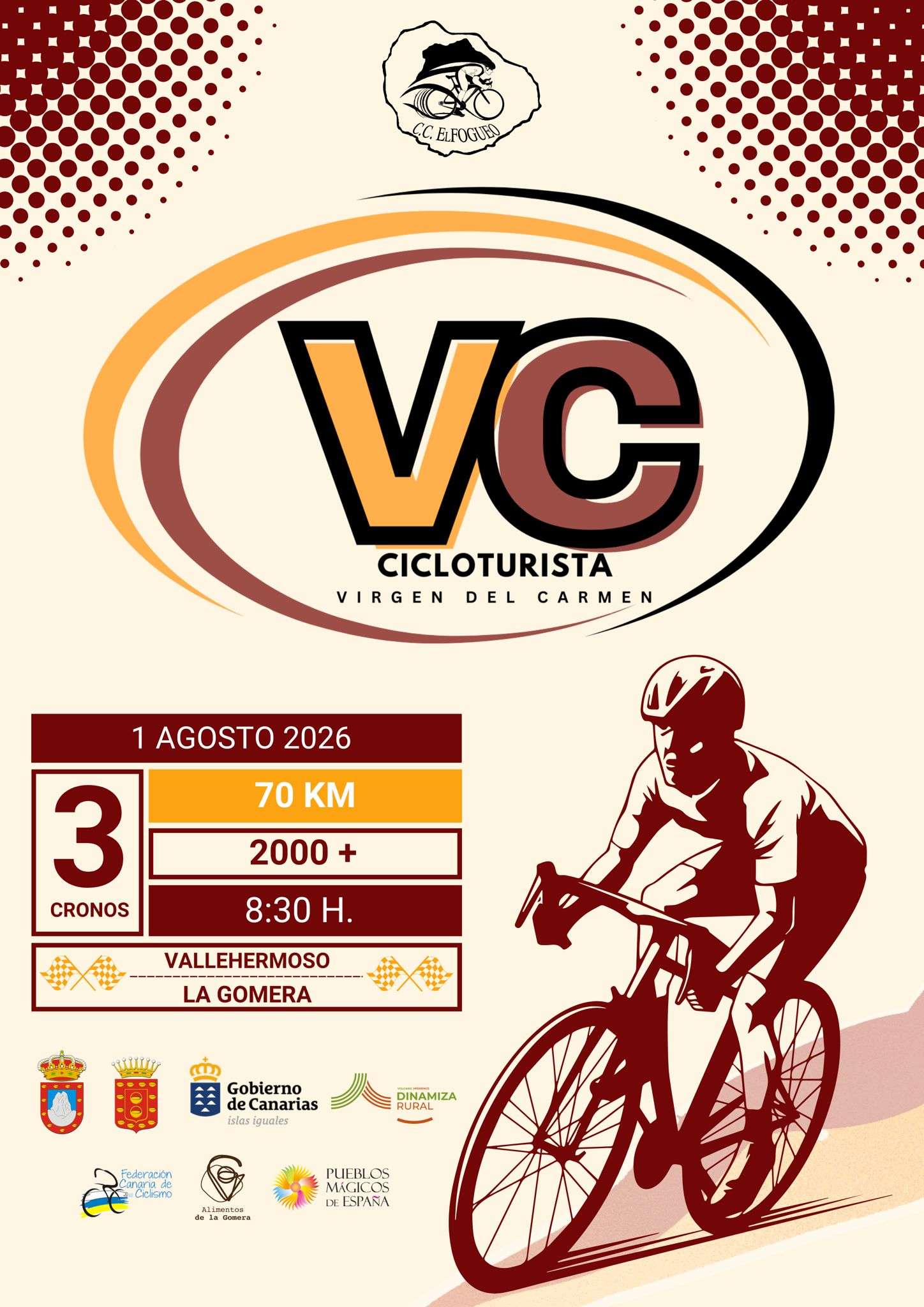 X CICLOTURISTA EL CARMEN VALLEHERMOSO 2026 - Inscríbete