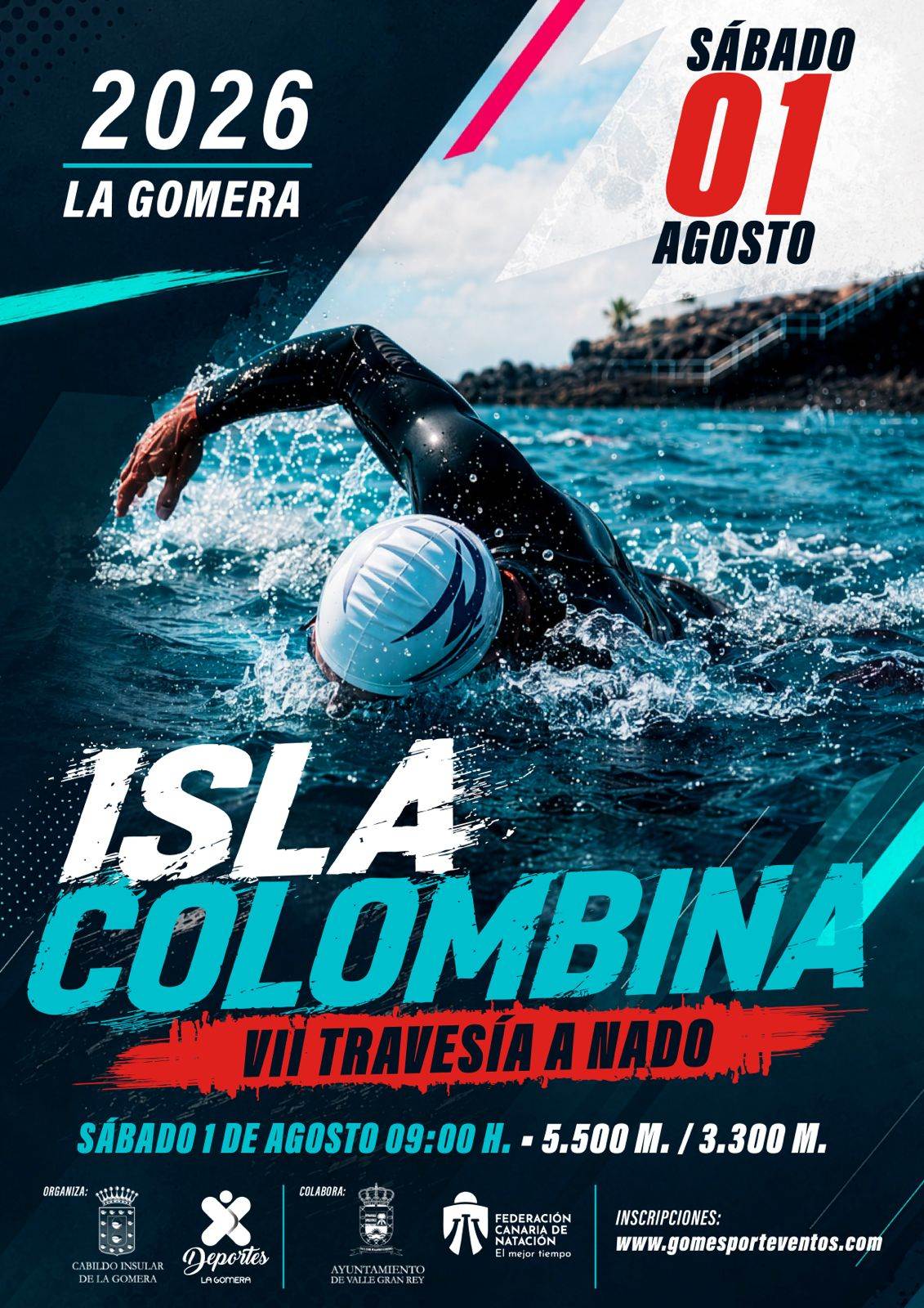 VII TRAVESIA A NADO ISLA COLOMBINA - Inscríbete