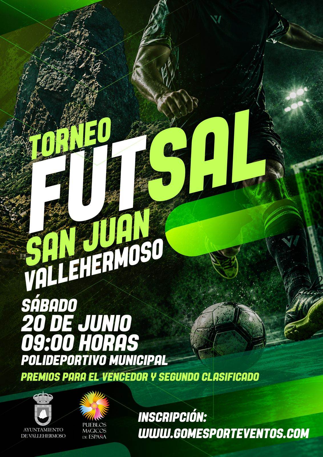TORNEO FUTSAL SAN JUAN VALLEHERMOSO 2026 - Inscríbete