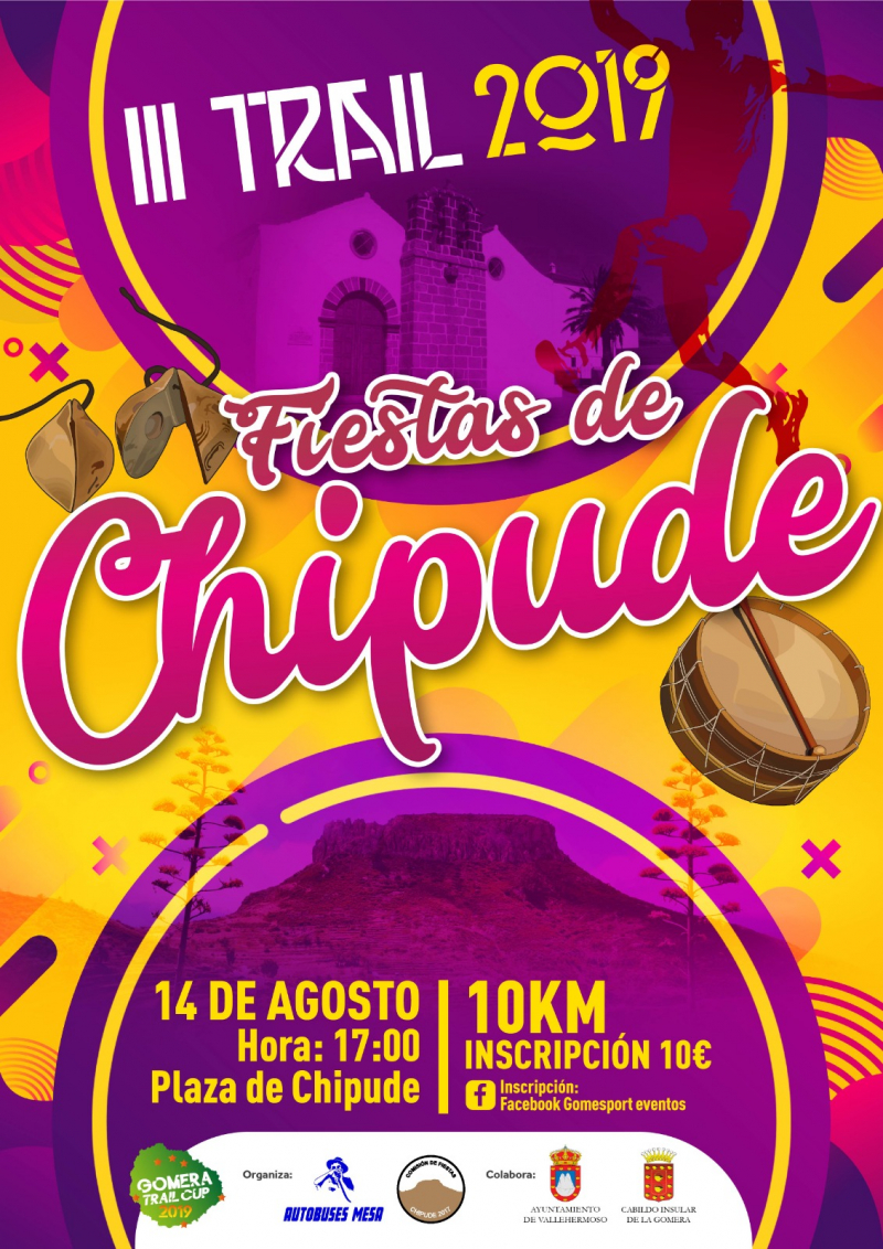 III TRAIL FIESTAS CHIPUDE  - Register
