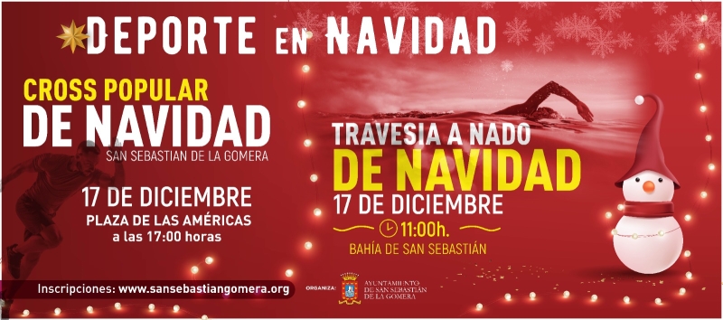 XVIII TRAVESIA A NADO DE NAVIDAD - Inscríbete XVIII TRAVESIA A NADO DE NAVIDAD - Inscríbete