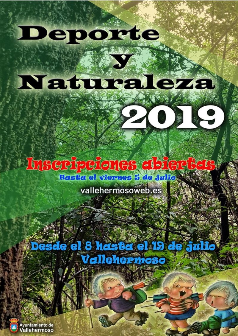 DEPORTE Y NATURALEZA VALLEHERMOSO 2019  - Inscríbete